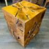 Tavolino etnico sgabello pouf radice stile wabisabi - ETNICBAY