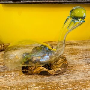 Bottiglia Liquori Decanter Vetro Soffiato Radice - ETNICBAY