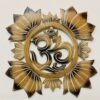 Om decorazione da parete fior di loto etnico Indù - ETNICBAY