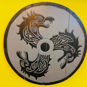Dragoni orientali quadro in legno arti marziali