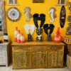 Madia porta tv buffet legno teak credenza etnica - ETNICBAY