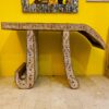 Consolle Etnica Teak Pigreco Mobile Ingresso Tv - ETNICBAY