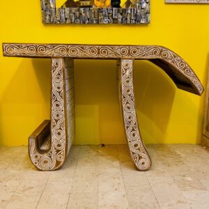 Consolle Etnica Teak Pigreco Mobile Ingresso Tv - ETNICBAY